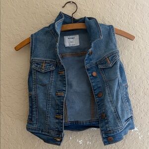 Old Navy Women's Blue Denim Vest